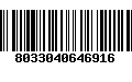 Código de Barras 8033040646916