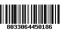 Código de Barras 8033064450186