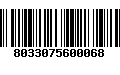 Código de Barras 8033075600068