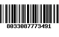 Código de Barras 8033087773491