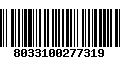 Código de Barras 8033100277319