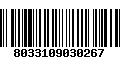 Código de Barras 8033109030267