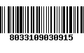 Código de Barras 8033109030915