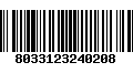 Código de Barras 8033123240208