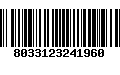 Código de Barras 8033123241960