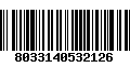 Código de Barras 8033140532126