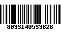 Código de Barras 8033140533628