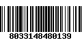 Código de Barras 8033148480139