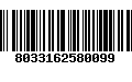 Código de Barras 8033162580099