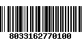 Código de Barras 8033162770100
