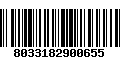 Código de Barras 8033182900655