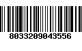 Código de Barras 8033209043556