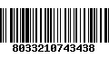 Código de Barras 8033210743438