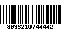 Código de Barras 8033210744442