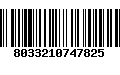Código de Barras 8033210747825