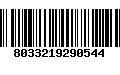 Código de Barras 8033219290544