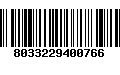 Código de Barras 8033229400766