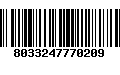 Código de Barras 8033247770209