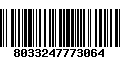 Código de Barras 8033247773064