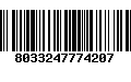 Código de Barras 8033247774207