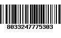 Código de Barras 8033247775303