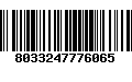 Código de Barras 8033247776065