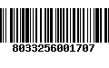 Código de Barras 8033256001707