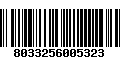 Código de Barras 8033256005323