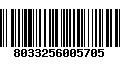 Código de Barras 8033256005705