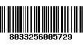 Código de Barras 8033256005729