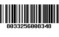 Código de Barras 8033256008348