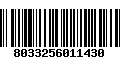 Código de Barras 8033256011430