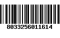 Código de Barras 8033256011614