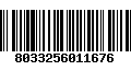 Código de Barras 8033256011676