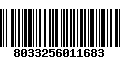 Código de Barras 8033256011683