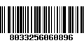 Código de Barras 8033256060896