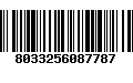 Código de Barras 8033256087787