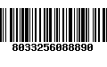 Código de Barras 8033256088890