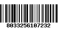 Código de Barras 8033256107232