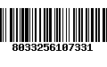 Código de Barras 8033256107331