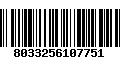 Código de Barras 8033256107751