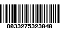 Código de Barras 8033275323040