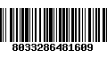 Código de Barras 8033286481609