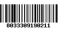 Código de Barras 8033309190211