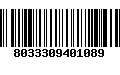 Código de Barras 8033309401089