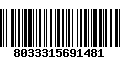 Código de Barras 8033315691481