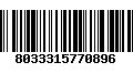 Código de Barras 8033315770896