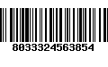 Código de Barras 8033324563854