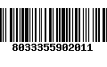 Código de Barras 8033355902011