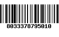 Código de Barras 8033378795010